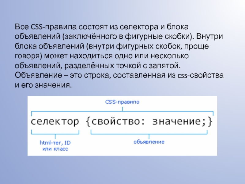 Css rule. CSS правило. Селектор html. Селектор html CSS. CSS селекторы фигурные скобки.