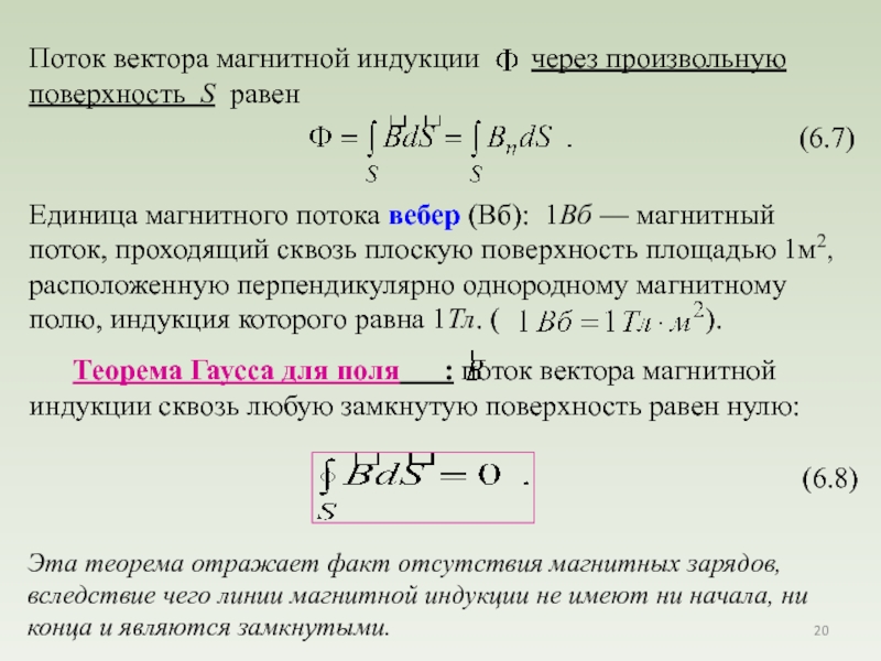 Заряд магнитной индукции