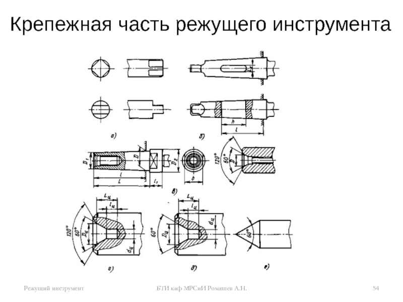 Какой режущий инструмент показан на рисунке