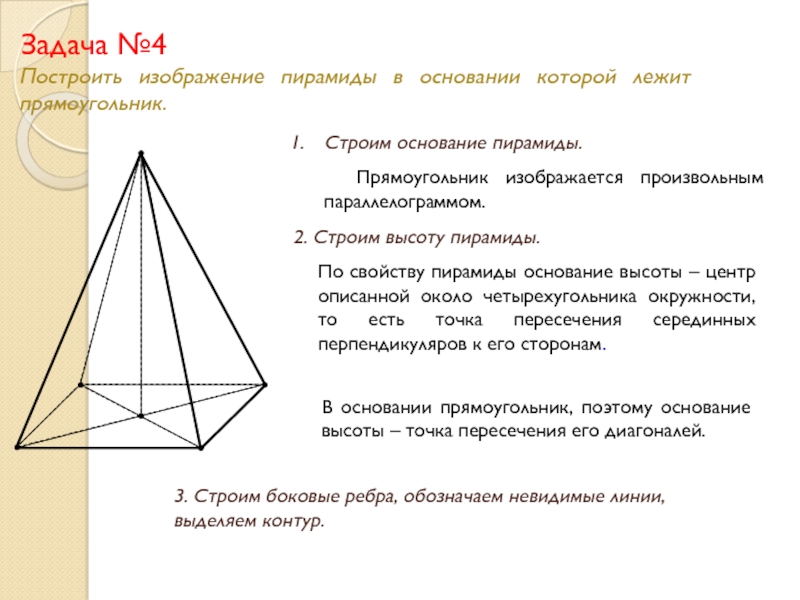 Построение пирамиды