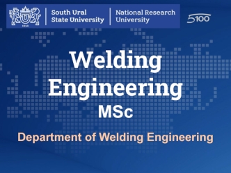 Welding Enginering MSc