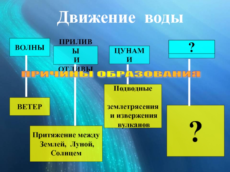 Приливы отливы цунами. ЦУНАМИ это что это ветер Притяжение Луны движение земной коры.