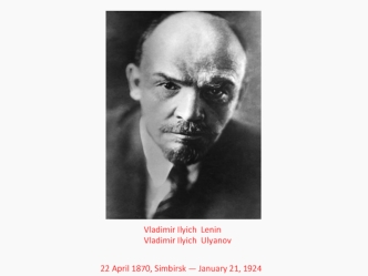 Vladimir Ilyich Lenin