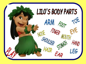 Lilo's parts of body