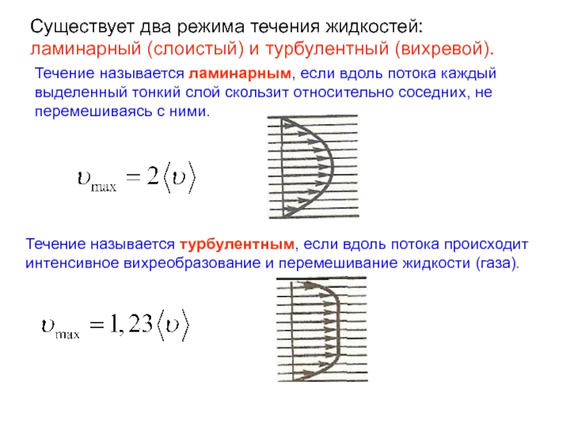 Режимы течения жидкости. Режим течения жидкости вихревой. Два режима течения жидкости. Течение жидкости называется ламинарным если. Ламинарный режим течения жидкости.