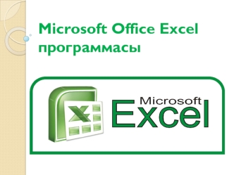 excel программасы