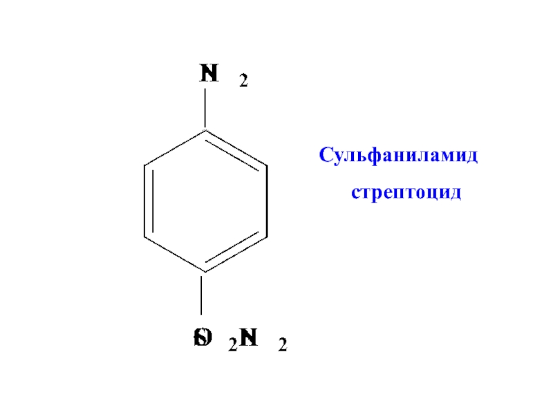 Стрептоцид функциональные группы