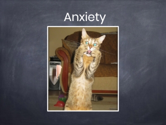 Anxiety. How to handle anxiety. Presentation sequence