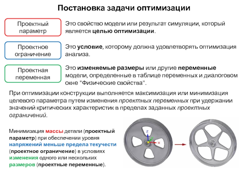 Анализ детали. Цель анализа конструкции детали. Размерная оптимизация конструкции. Анализ параметров конструкторской основы. Постановка задачи устойчивости МКЭ.