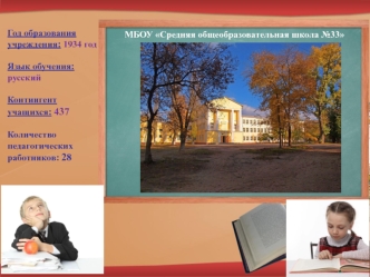 МБОУ Средняя общеобразовательная школа №33