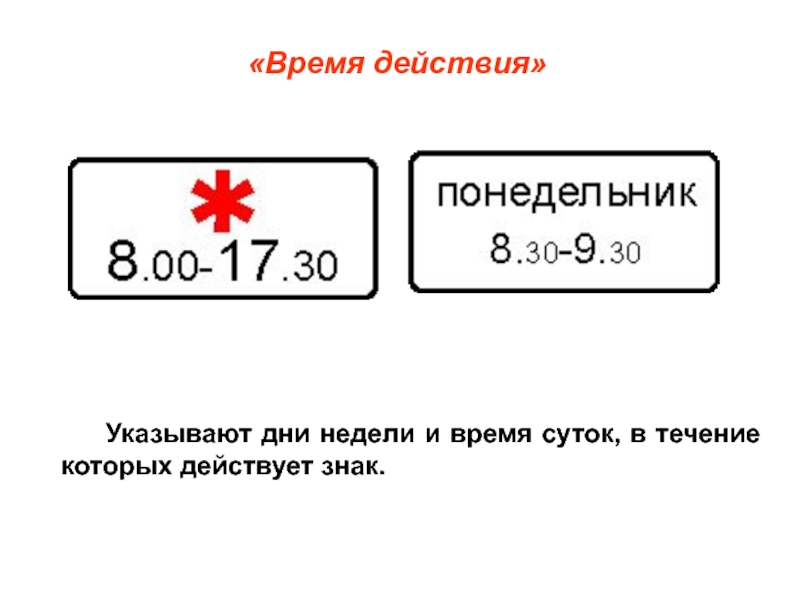 Знаки дополнительной информации презентация