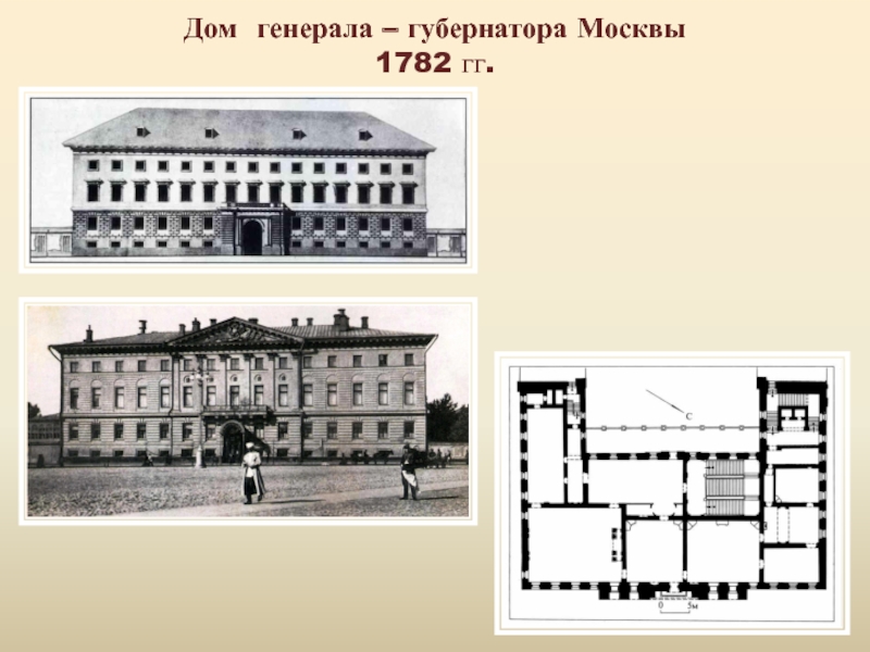 Дом генерала – губернатора Москвы  1782 гг.