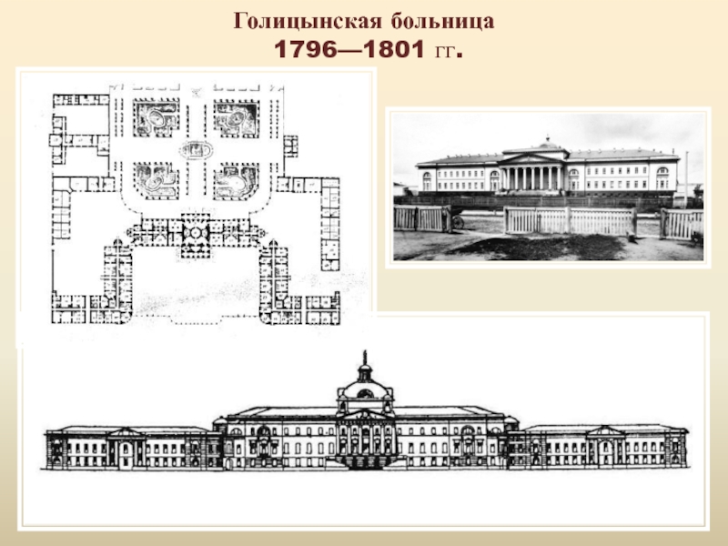 Голицынская больница  1796—1801 гг.