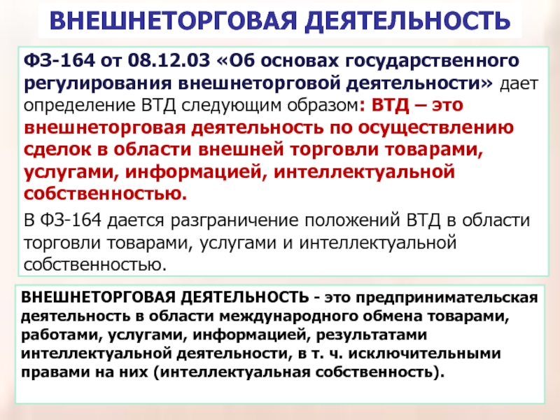 Контрольная работа по теме Регулирование внешнеэкономической деятельности предприятия