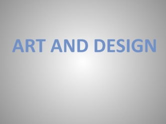 Art and design