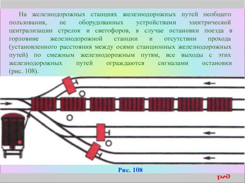 Схема путей необщего пользования