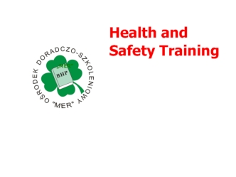 Health and safety training „MER”