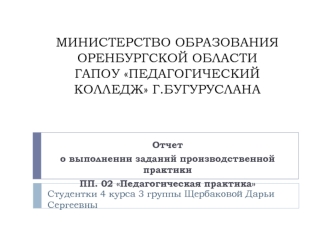 Отчет о выполнении заданий производственной практики. Процесс создания тематической картины