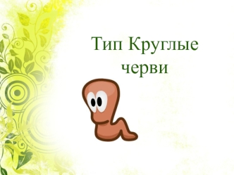 Тип Круглые черви