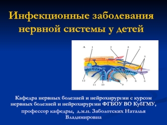 Инфекционные заболевания нервной системы у детей