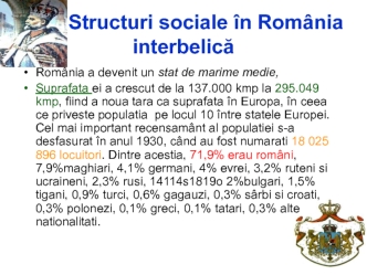 Structuri sociale în România interbelică