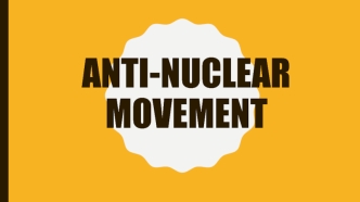 Anti-nuclear movement