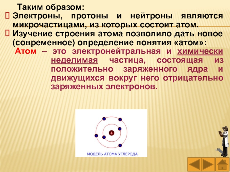 Понятие атом. Образ электрона. Хром его электроны Нейроны. Понятие и образ электрона. Общее число электронов в электронейтральном атоме определяется.