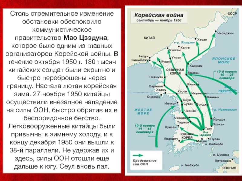 Корейская война презентация 11 класс