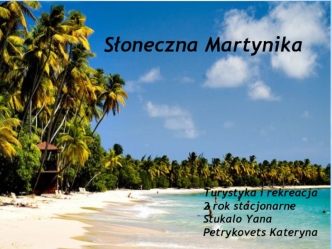 Słoneczna Martynika