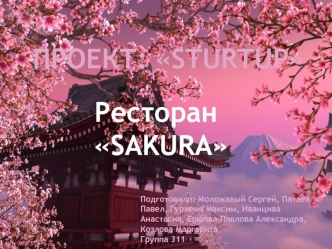 Стартап - ресторан Sakura