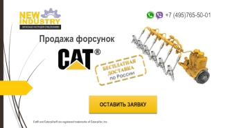 Продажа форсунок Cat®