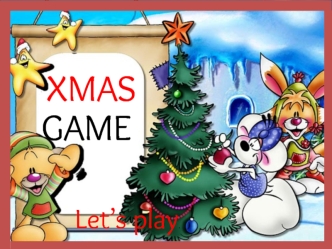 Christmas game. Let’s play