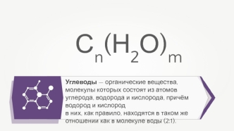 Сn(Н2О)m. Углеводы