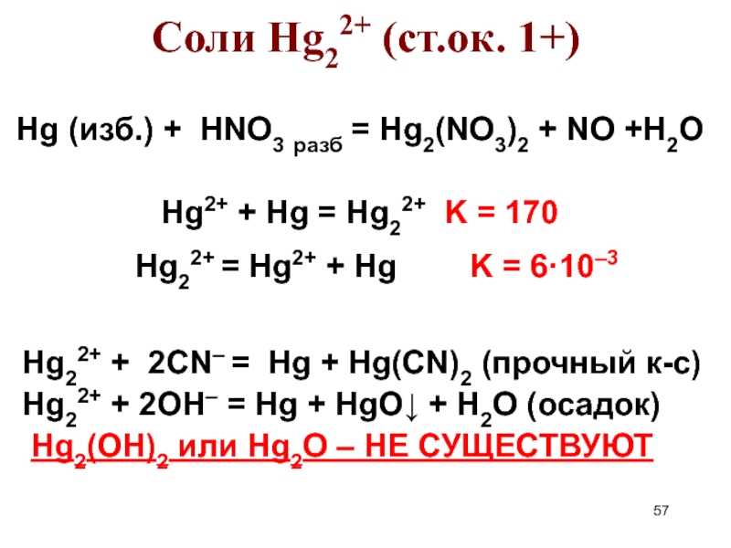 Реакция fe hno3 разб