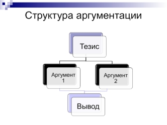 Структура аргументации