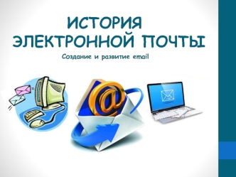 История электронной почты. Создание и развитие email