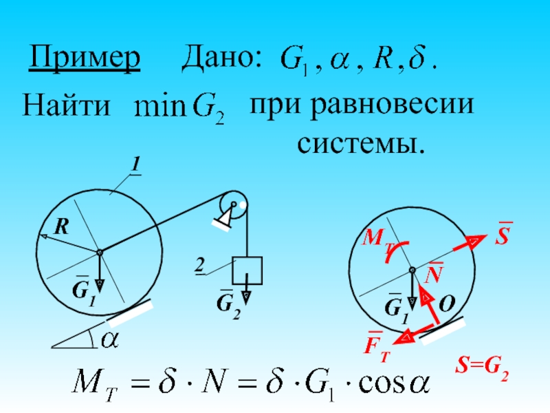 Система сил в равновесии рисунок