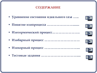 Уравнение состояния идеального газа