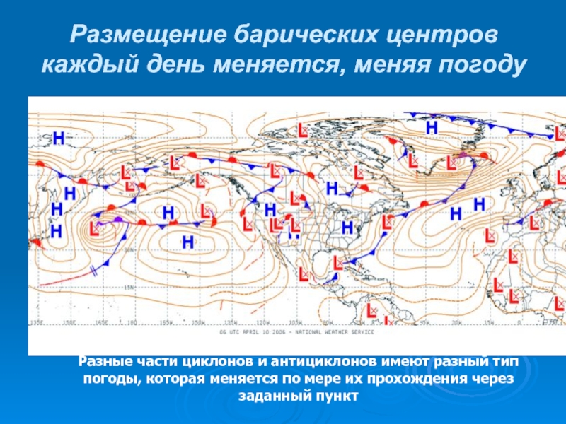 Реферат: Погода в циклонах та антициклонах 2