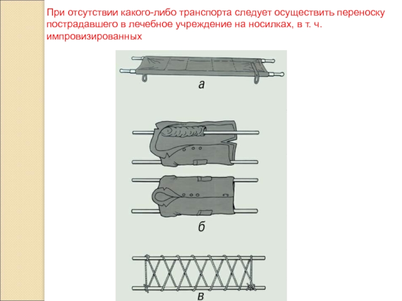 Санитарные носилки описание схема