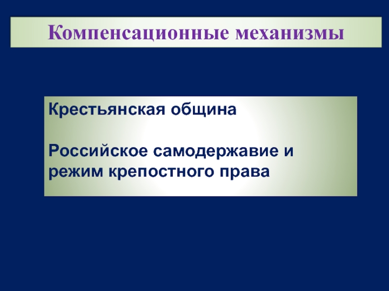 Крепостной режим. Крепостнический режим. Компенсирующий механизм права. Компенсационные механизмы незрячих. Компенсационные механизмы это в экономике.