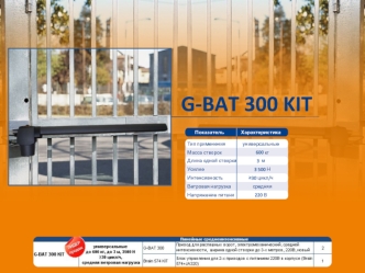 G-bat 300 kit