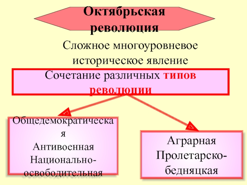 Виды революций схема