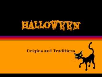 Halloween. Origins and tradition