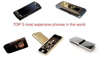 TOP 5 most expensive phones in the world