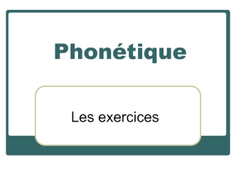 Phonétique