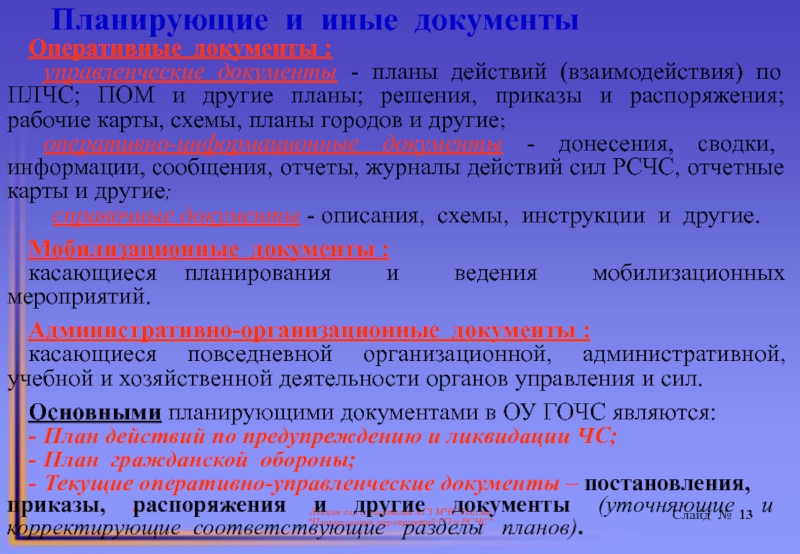 Оперативная документация. Документ по мобилизационному планированию. Уточнение документов мобилизационного планирования. Мобилизационные документы в организации. Разработка мобилизационных планов.