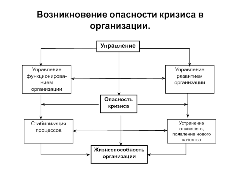 Управление развитием и ответственностью. Система антикризисного управления. Управление предприятием в условиях кризиса.