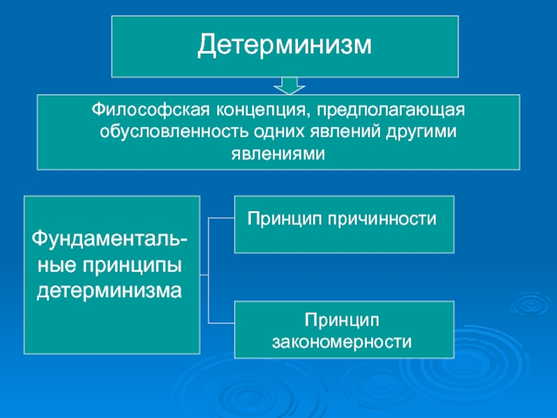 Детерминизм и индетерминизм презентация философия