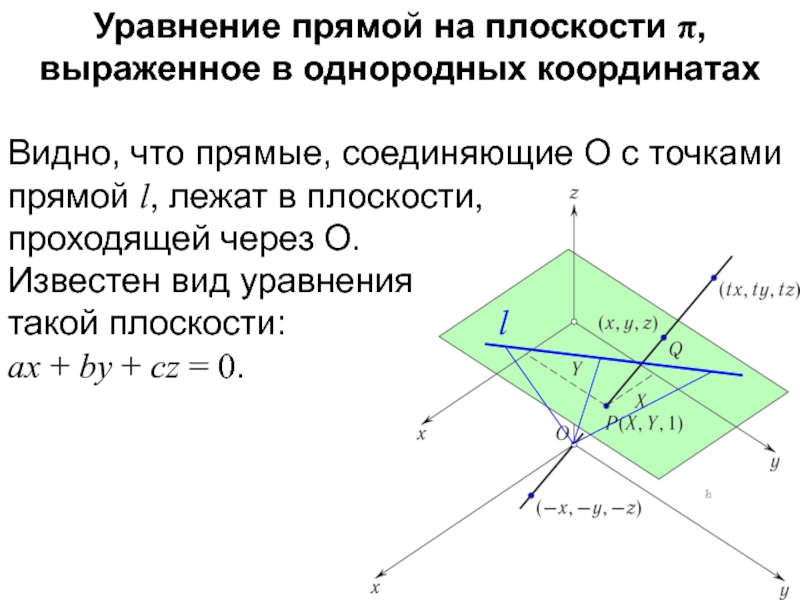 Однородные векторы. Однородные координаты. Однородные координаты точки. Прямые координаты на плоскости. Однородные координаты точки на проективной прямой..